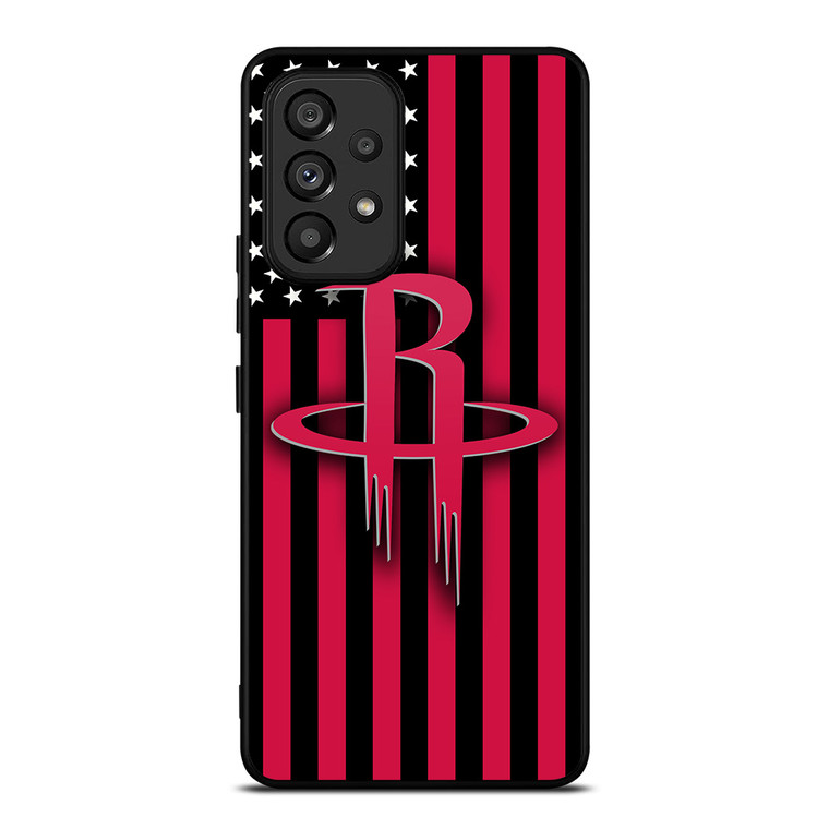 HOUSTON ROCKETS NBA USA FLAG Samsung Galaxy A53 Case Cover