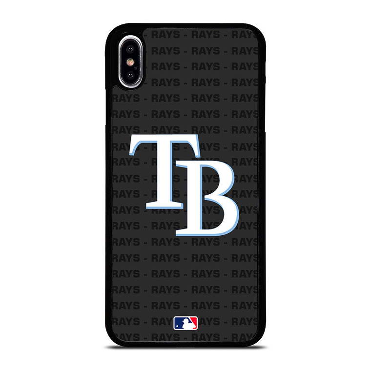 TAMPA BAY RAYS BASEBALL BLACK iPhone XS Max Case Cover