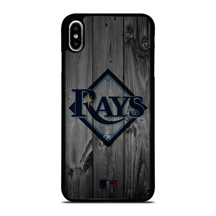 TAMPA BAY RAYS BASEBALL MLB WOOD LOGO iPhone XS Max Case Cover