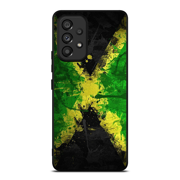 JAMAICAN FLAG SPLASH Samsung Galaxy A53 Case Cover