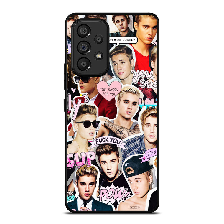 JUSTIN BIEBER COLLAGE Samsung Galaxy A53 Case Cover