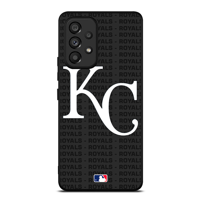KANSAS CITY ROYALS BASEBALL BLACK Samsung Galaxy A53 Case Cover