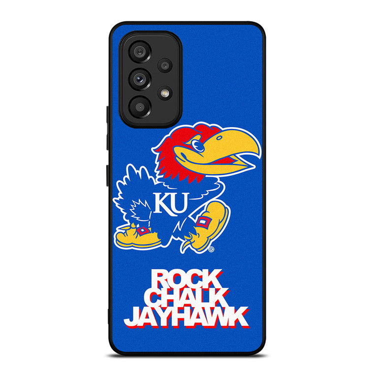 KANSAS JAYHAWKS ROCK CHALK Samsung Galaxy A53 Case Cover
