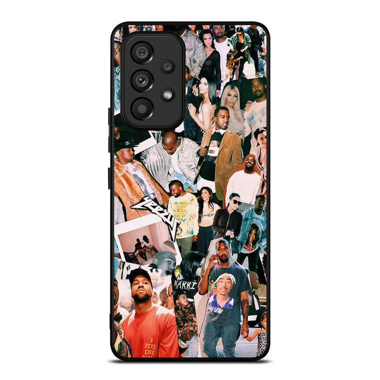 KANYE WEST RAPPER COLLAGE Samsung Galaxy A53 Case Cover