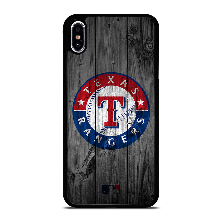 TEXAS RANGERS BASEBALL MLB WOOD LOGO iPhone XS Max Case Cover