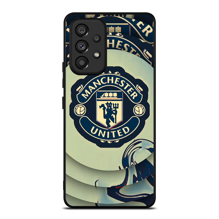 MANCHESTER UNITED LOGO SOCCER Samsung Galaxy A53 Case Cover