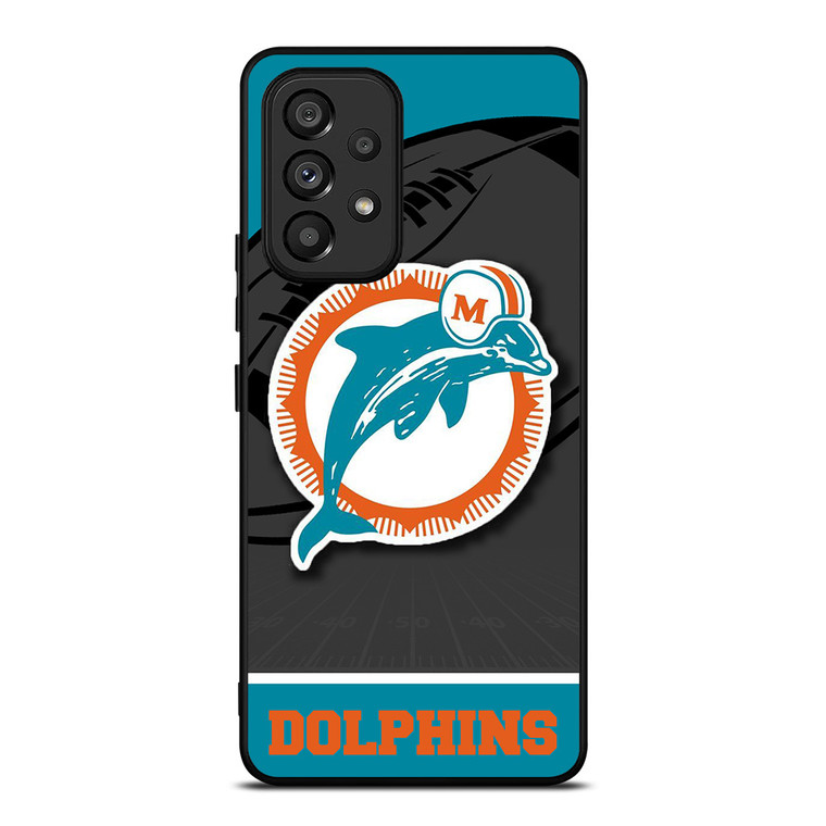 MIAMI DOLPHINS NFL TEAM Samsung Galaxy A53 Case Cover