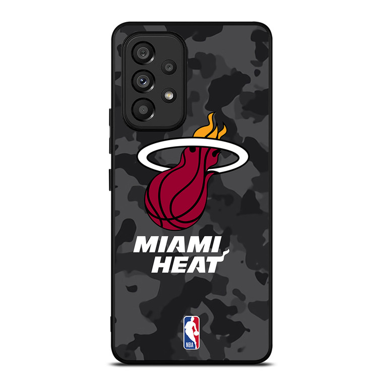 MIAMI HEAT BLACK CAMO Samsung Galaxy A53 Case Cover