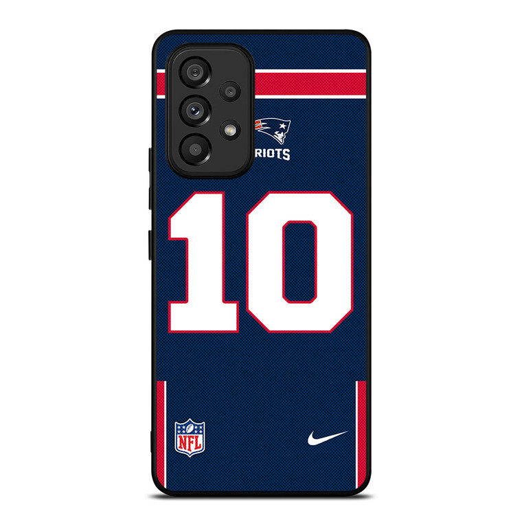 NEW ENGLAND PATROTS MAC JONES 10 NFL NIKE Samsung Galaxy A53 Case Cover