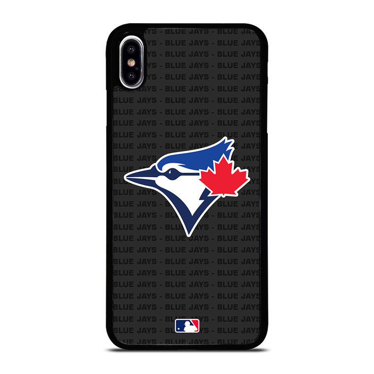 TORONTO BLUE JAYS BASEBALL BLACK iPhone XS Max Case Cover