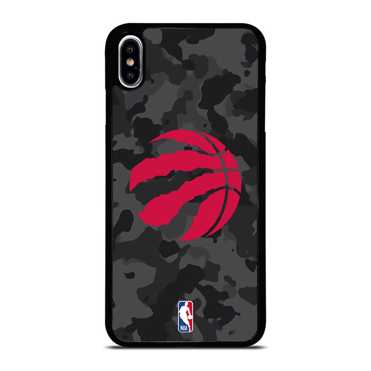 TORONTO RAPTORS BLACK CAMO iPhone XS Max Case Cover