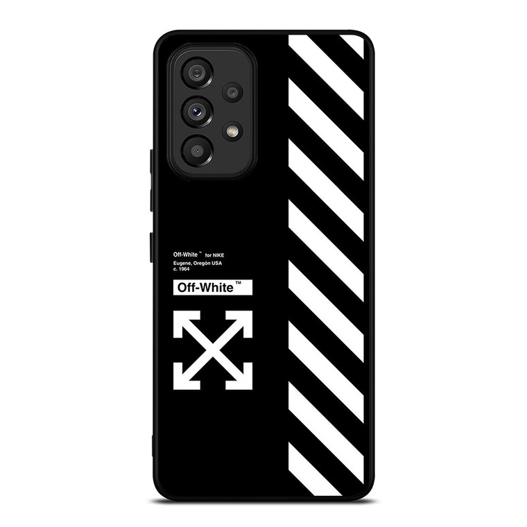 OFF WHITE USA STRIPE Samsung Galaxy A53 Case Cover