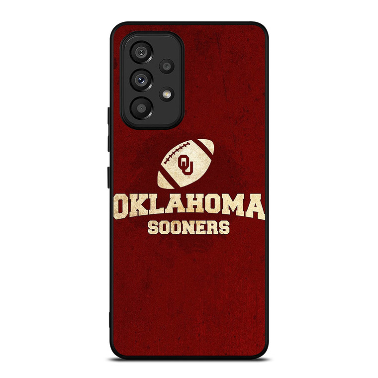 OKLAHOMA SOONERS FOOTBALL Samsung Galaxy A53 Case Cover