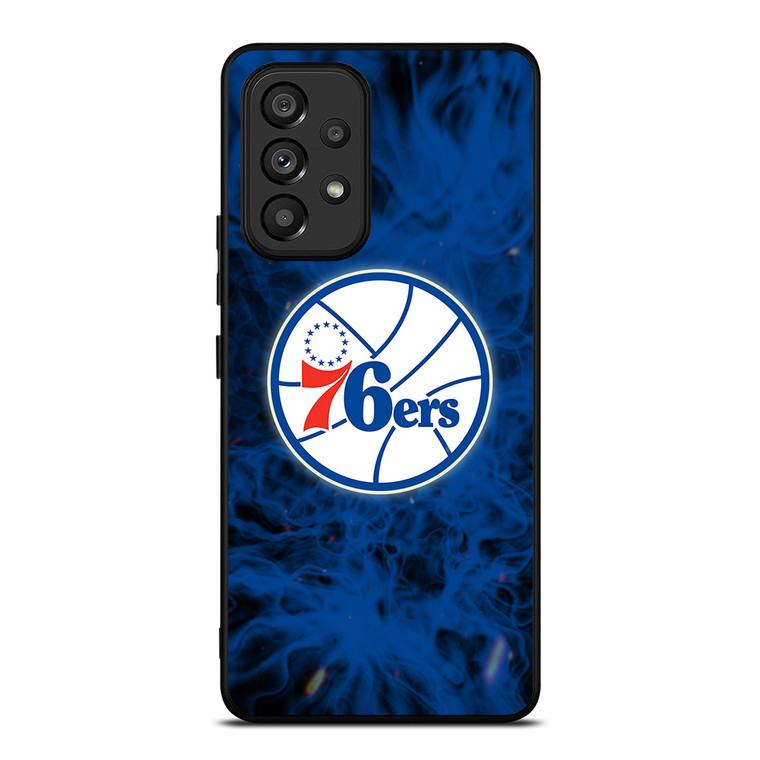 PHILADELPHIA 76ERS BASKETBALL NBA FIRE Samsung Galaxy A53 Case Cover