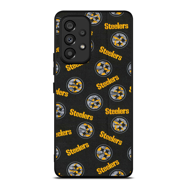 PITTSBURGH STEELERS FOOTBALL PATTERN Samsung Galaxy A53 Case Cover