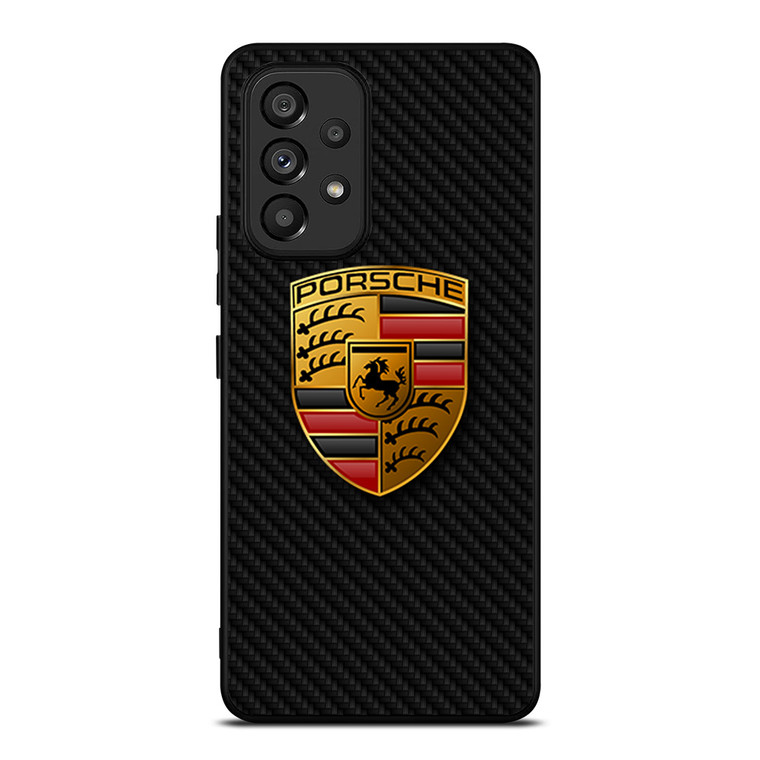PORSCHE AUTOMOBILE CARBON FIBER Samsung Galaxy A53 Case Cover