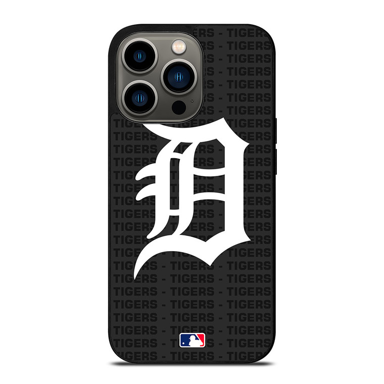 DETROIT TIGERS BASEBALL BLACK iPhone 13 Pro Case Cover