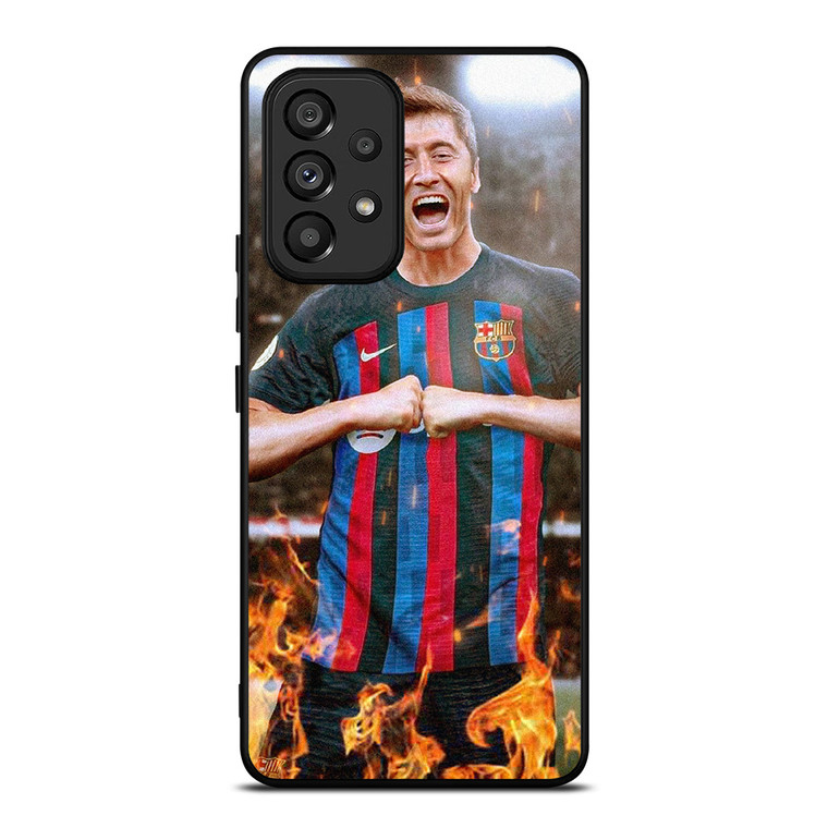 ROBERT LEWANDOWSKI FC BARCELONA Samsung Galaxy A53 Case Cover
