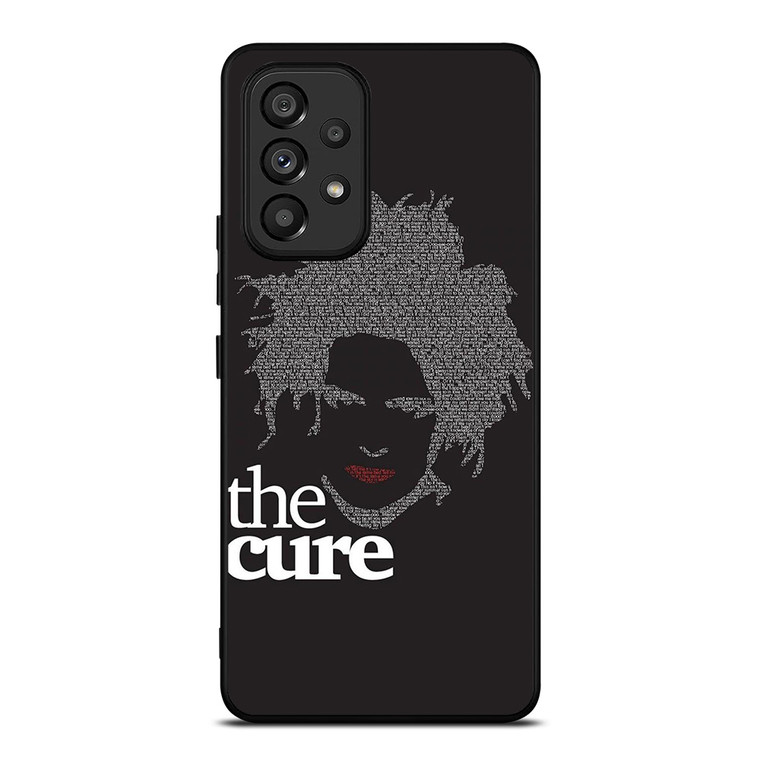 ROBERT SMITH THE CURE TYPOGRAPHY Samsung Galaxy A53 Case Cover
