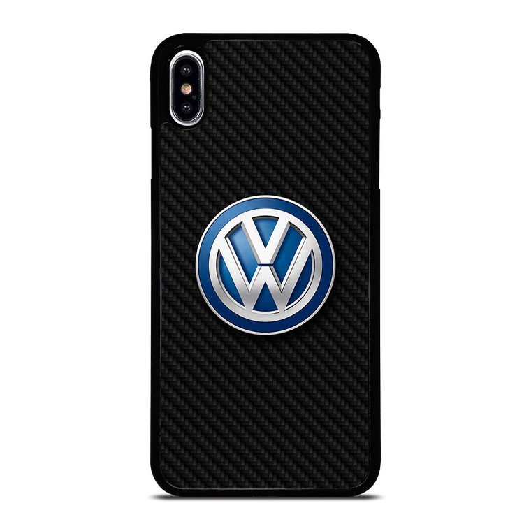 VOLKSWAGEN MOTOR CARBON FIBER iPhone XS Max Case Cover