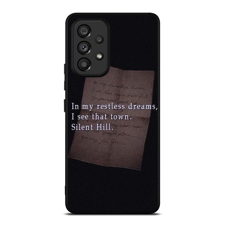 SILENT HILL GAMES LETTER Samsung Galaxy A53 Case Cover
