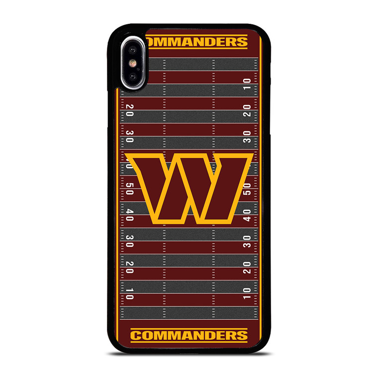 WASHINGTON COMMANDERS FOOTBALL FIELD iPhone XS Max Case Cover