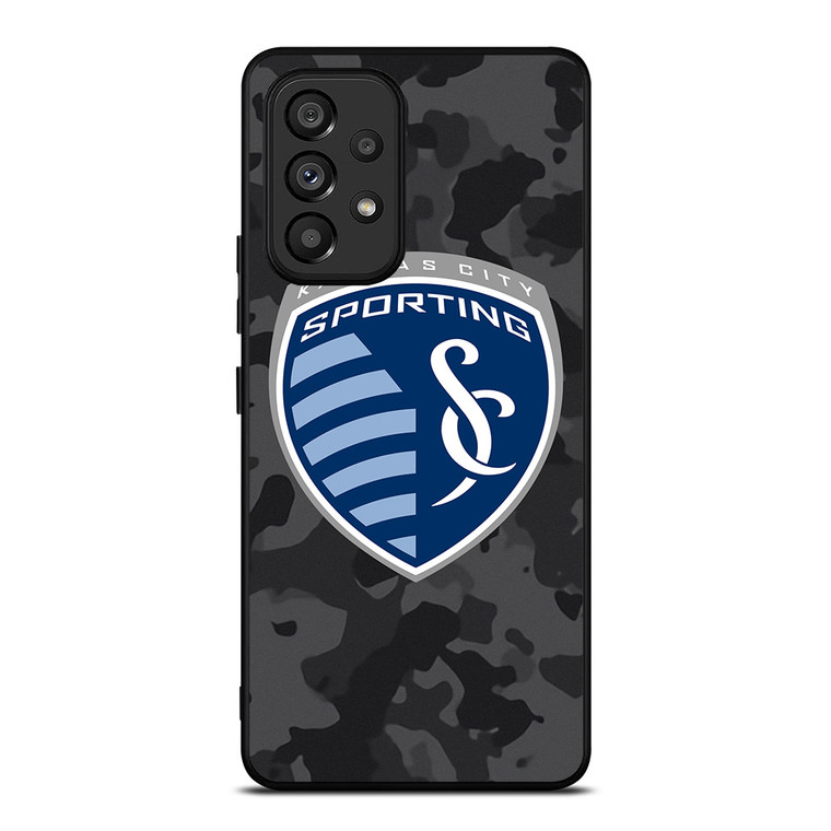SPORTING KANSAS CITY MLS BLACK CAMO Samsung Galaxy A53 Case Cover