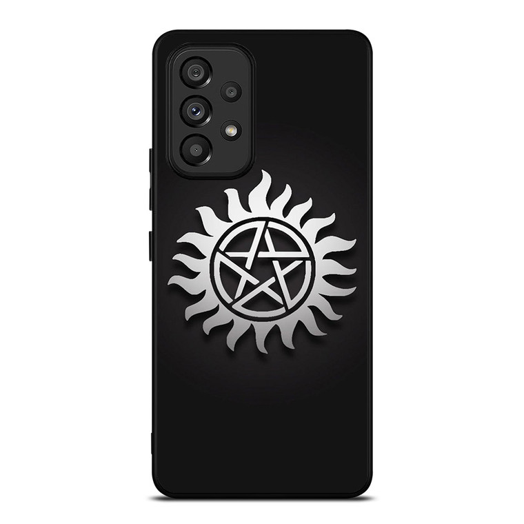 SUPERNATURAL METAL LOGO Samsung Galaxy A53 Case Cover