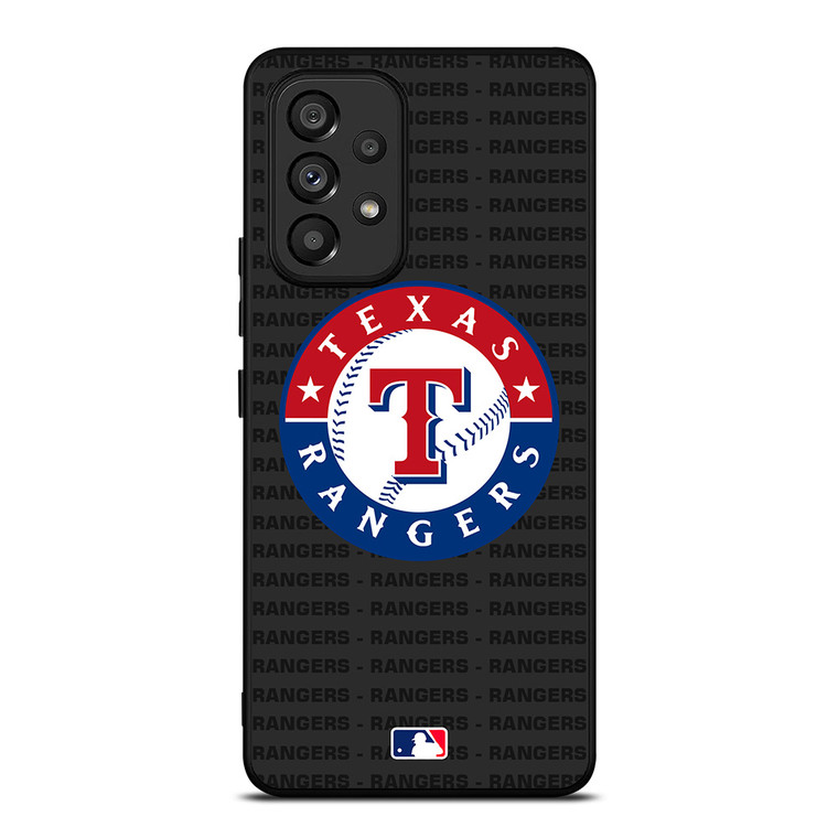 TEXAS RANGERS BASEBALL BLACK Samsung Galaxy A53 Case Cover