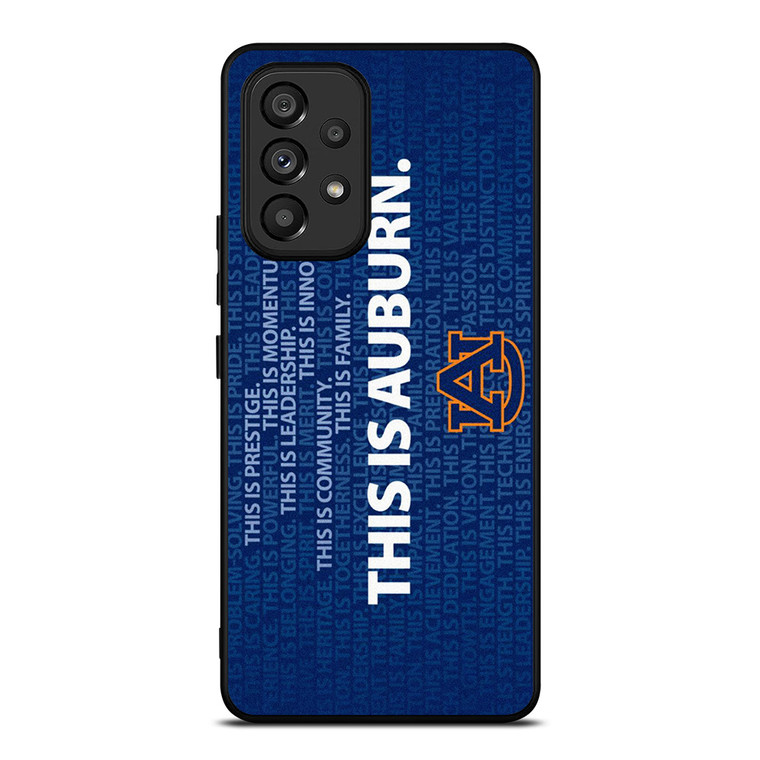 THIS IS AUBURN TIGERS FOOTBALL Samsung Galaxy A53 Case Cover