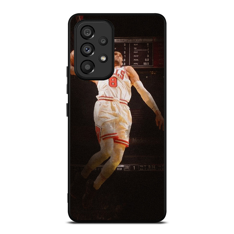 ZACH LAVINE CHICAGO BULLS DUNK Samsung Galaxy A53 Case Cover