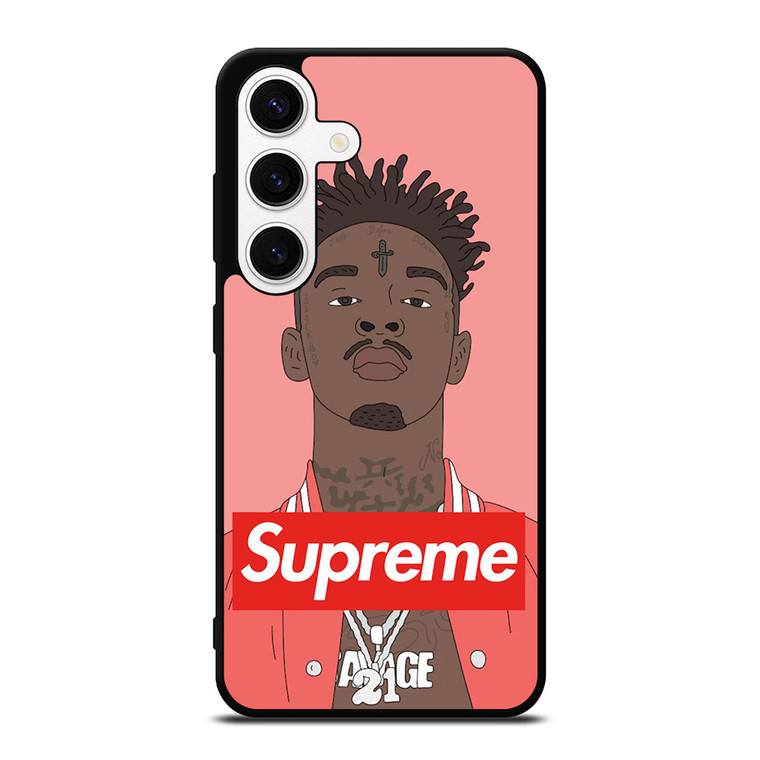 21 SAVAGE PINK SUPREME Samsung Galaxy S24 Case Cover