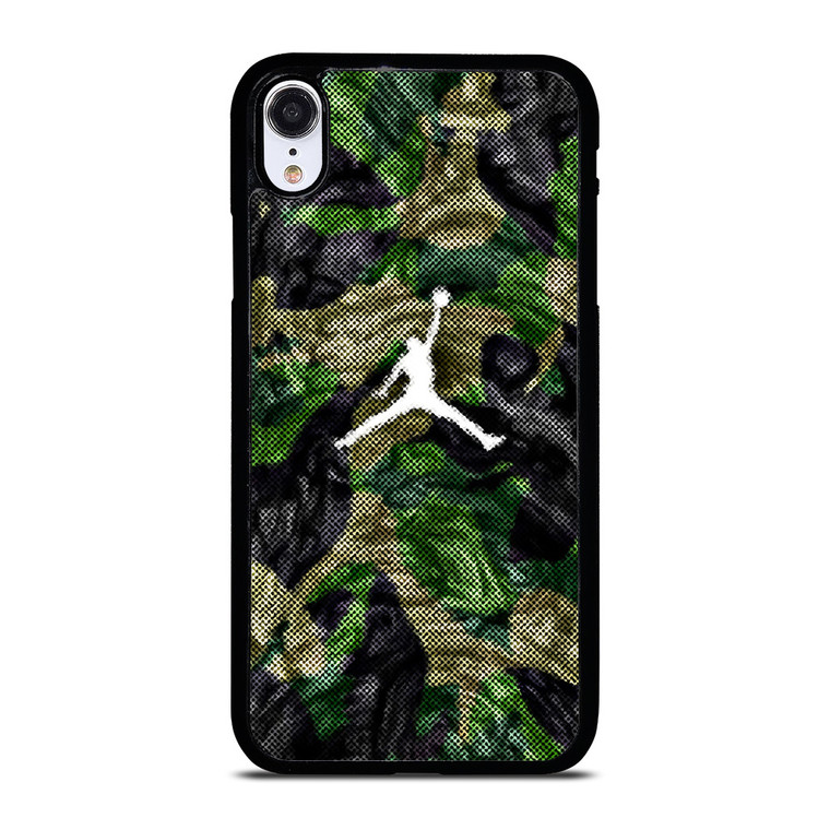 AIR JORDAN GREEN CAMO iPhone XR Case Cover