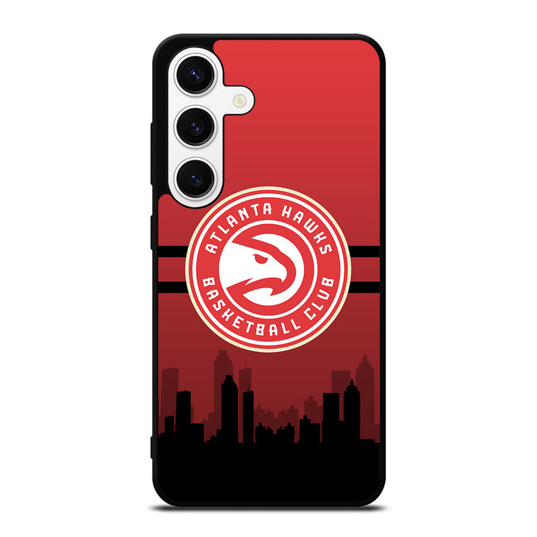 ATLANTA HAWKS NBA SKYLINE Samsung Galaxy S24 Case Cover