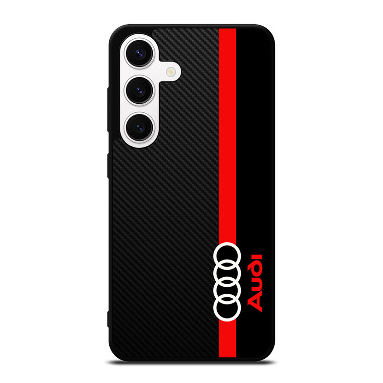AUDI RED STRIPE LOGO Samsung Galaxy S24 Case Cover AUDI RED STRIPE LOGO Samsung Galaxy S24 Case Cover