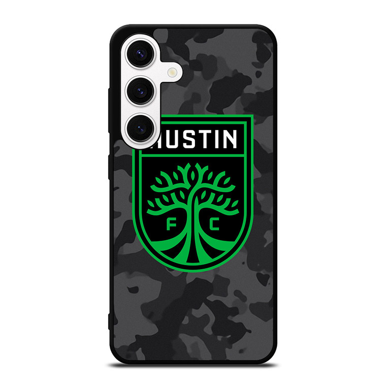 AUSTIN FC MLS BLACK CAMO Samsung Galaxy S24 Case Cover