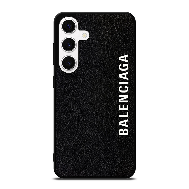 BALENCIAGA LEATHER BLACK Samsung Galaxy S24 Case Cover