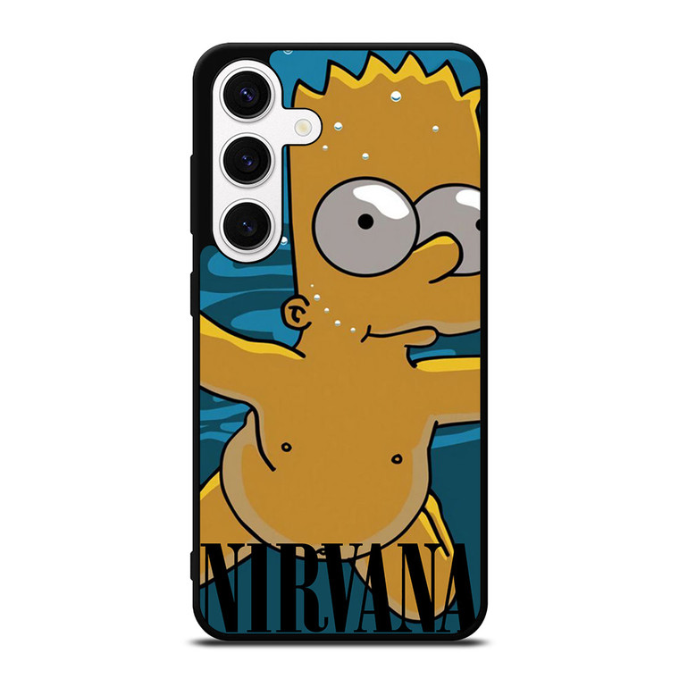 BART SIMPSONS NEVERMIND NIRVANA Samsung Galaxy S24 Case Cover