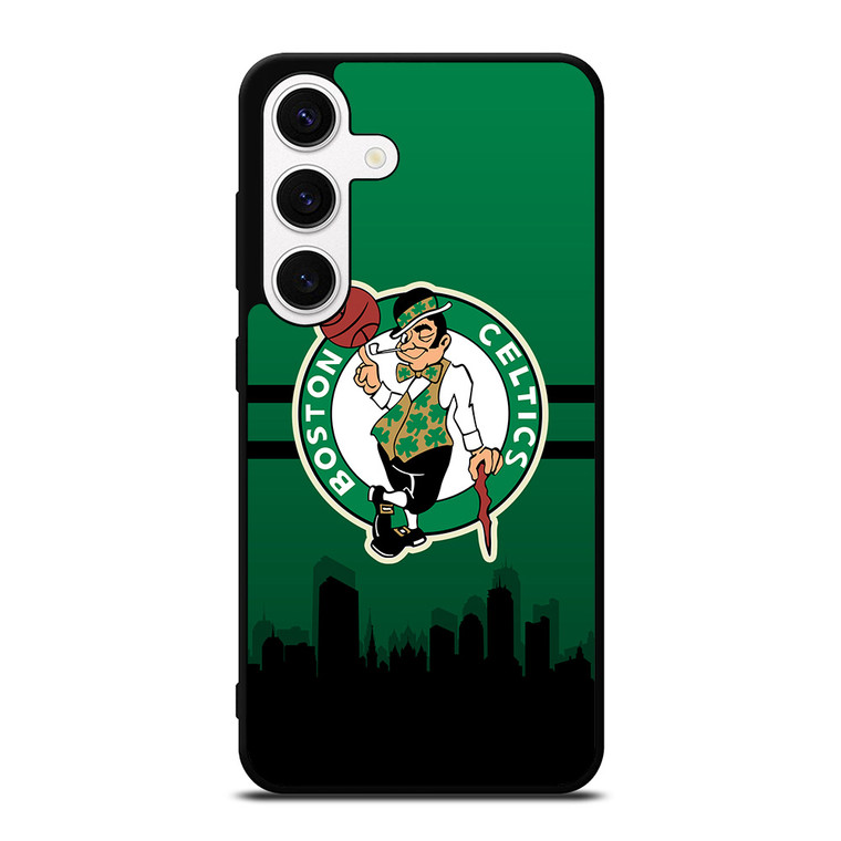 BOSTON CELTICS NBA SKYLINE Samsung Galaxy S24 Case Cover