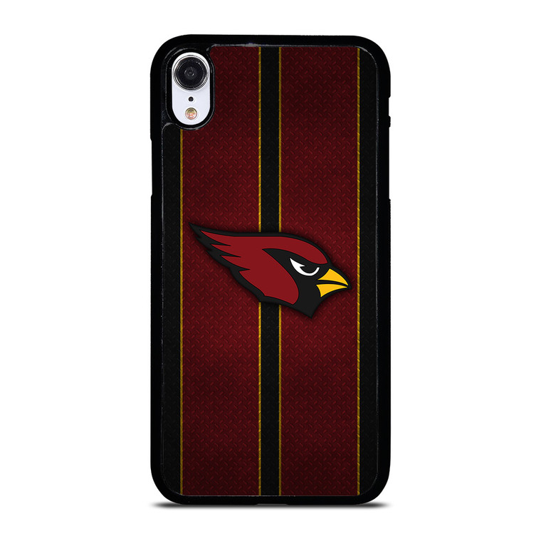 ARIZONA CARDINALS NFL METAL STRIPE iPhone XR Case Cover