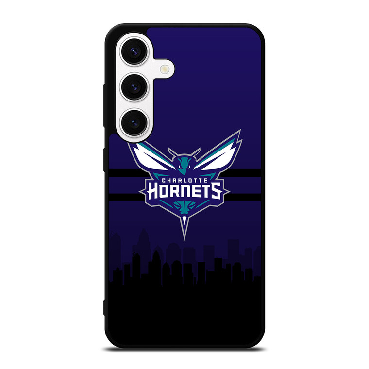 CHARLOTTE HORNETS NBA SKYLINE Samsung Galaxy S24 Case Cover