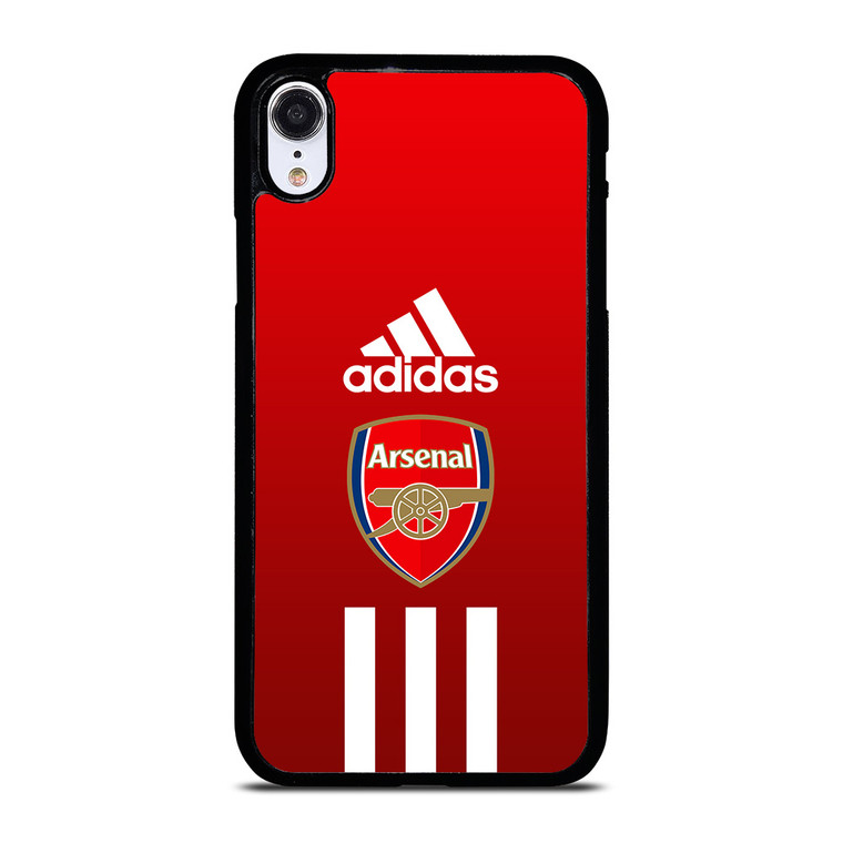 ARSENAL FC ADIDAS STRIPES iPhone XR Case Cover