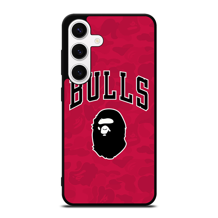 CHICAGO BULLS X BAPE CAMO Samsung Galaxy S24 Case Cover