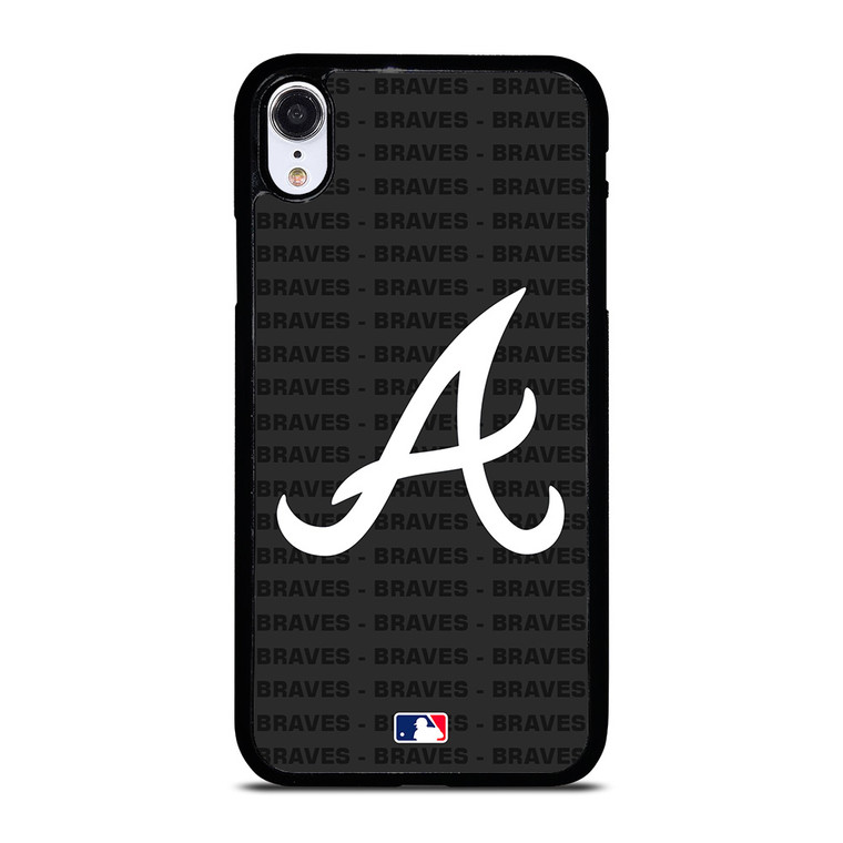 ATLANTA BRAVES BASEBALL BLACK iPhone XR Case Cover