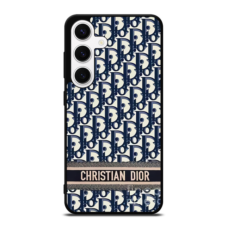 CHRISTIAN DIOR LOGO BLUE Samsung Galaxy S24 Case Cover