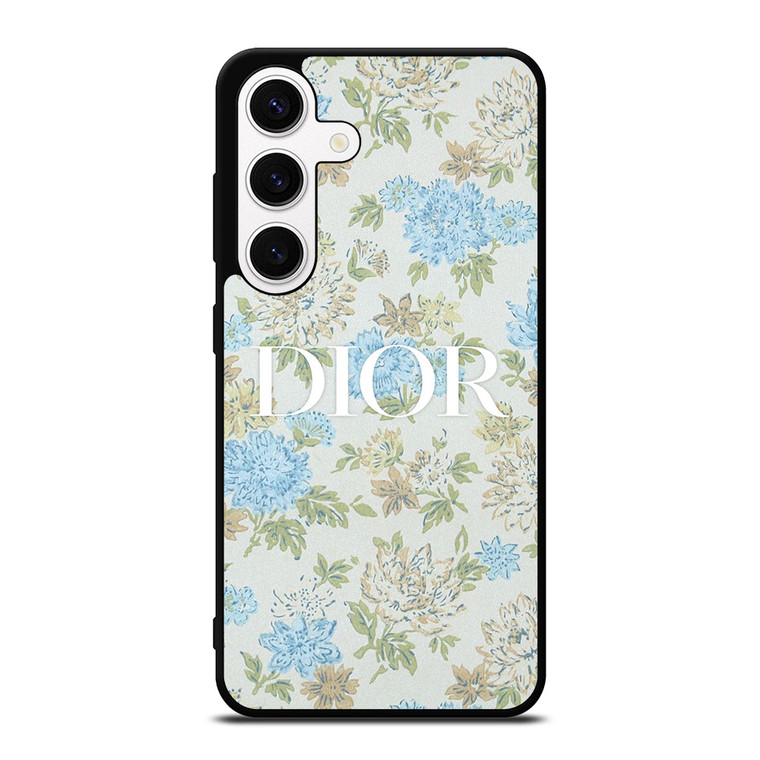 CHRISTIAN DIOR LOGO FLORAL Samsung Galaxy S24 Case Cover