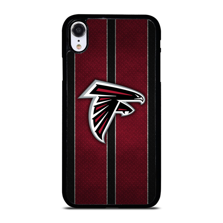 ATLANTA FALCONS NFL METAL STRIPE iPhone XR Case Cover