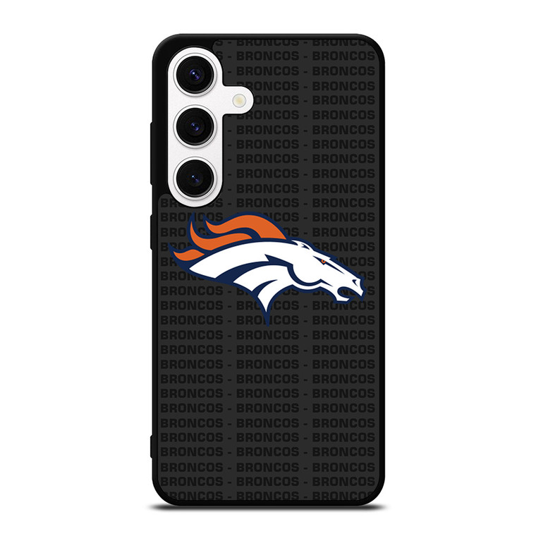 DENVER BRONCOS FOOTBALL TEXT Samsung Galaxy S24 Case Cover