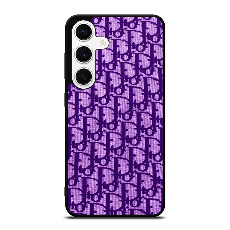 DIOR LOGO PURPLE Samsung Galaxy S24 Case Cover