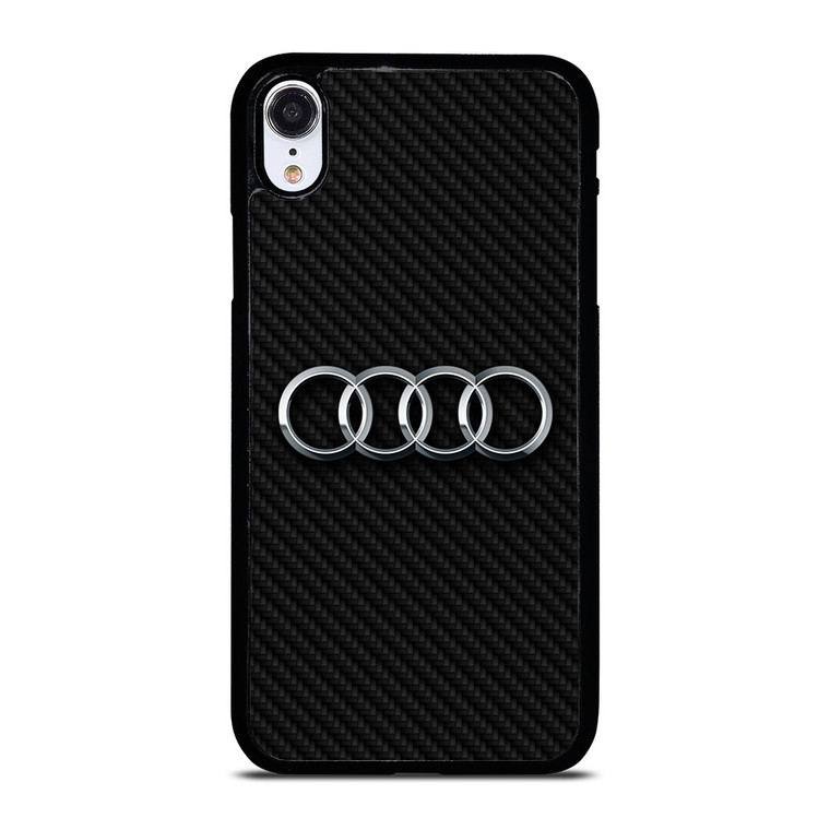 AUDI MOTOR CARBON FIBER iPhone XR Case Cover